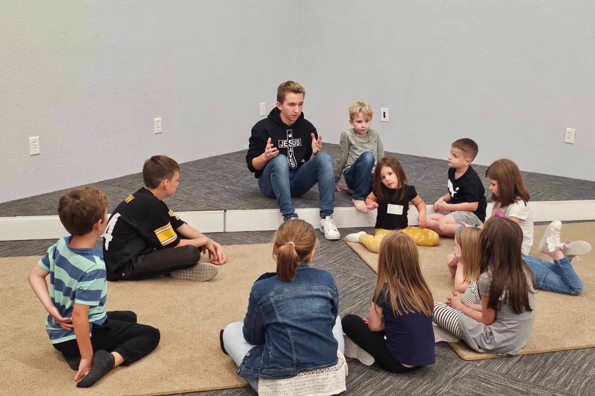 Kids learning and having fun