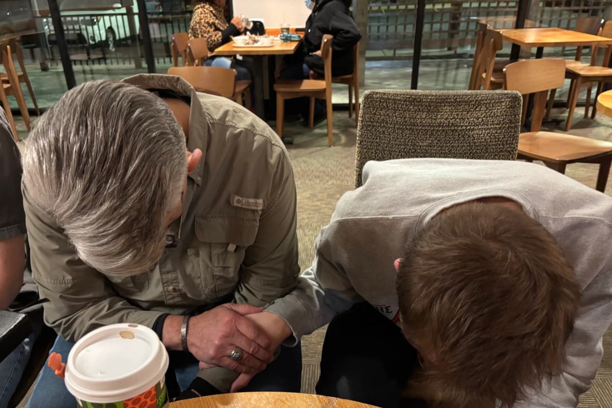 Men's group gathering